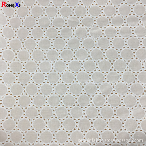 white cotton lace trimming embroidered fabric